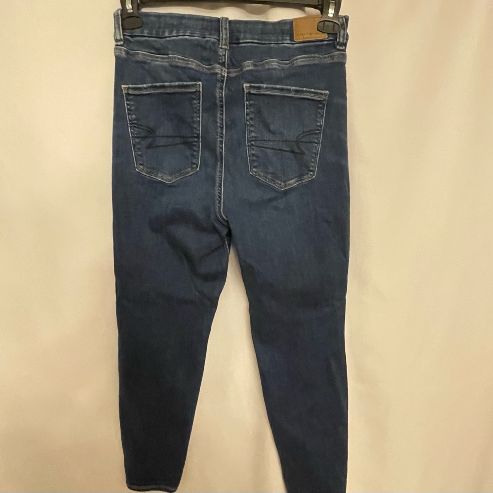 American Eagle Outfitters Blue Skinny Jeans with Stretch - Picture 4 of 5